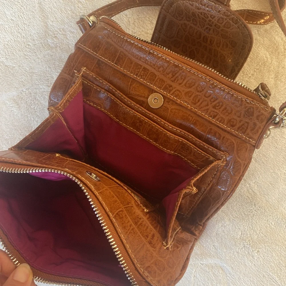 Nine West Purse NWT Cognac Can’t Stop Shopper crossbody shoulder bag - Picture 3 of 12